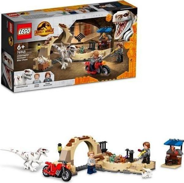 LEGO Classic Jurassic World Atrociraptor Dinozor: Motosiklet Takibi 76945 - Image 1