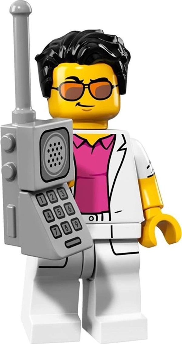 LEGO Minifigür - Seri 17 - 71018 - 12 Yuppie +5 Yaş (1 Parça) - Image 1