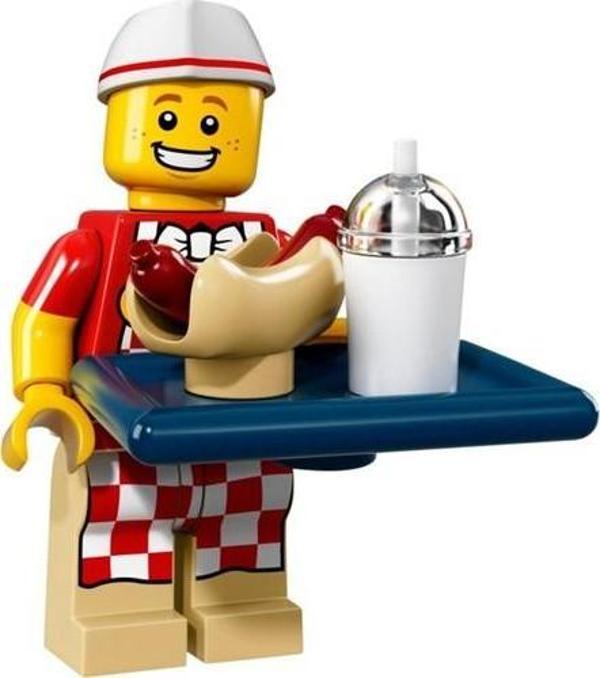 LEGO Minifigür - Seri 17 - 71018 - 6 Hot Dog Man - Image 1