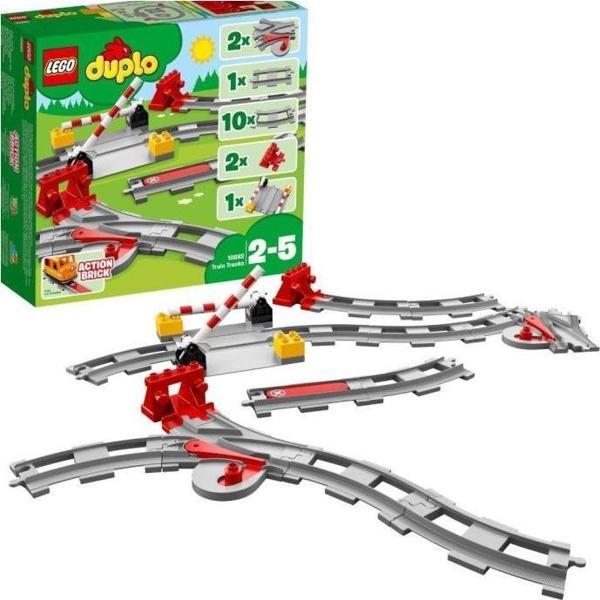 LEGO Classic Duplo 10882 Tren Rayları (23 Parça) - Image 1