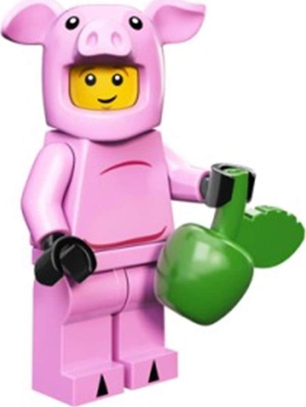 LEGO Minifigür - Seri 12 - 71007 - Piggy Guy +5 Yaş (1 Parça) - Image 1