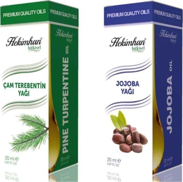 Hekimhan Çam Terebentin Yağı 20 Ml Ve Jojoba Yağı 20 Ml - Image 1