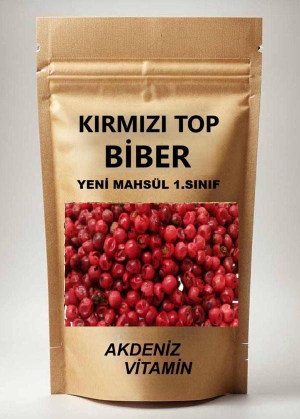 Akdeniz Vitamin Kırmızı Biber ( Kırmızı Karabiber ) Tane 50 gram - Image 1