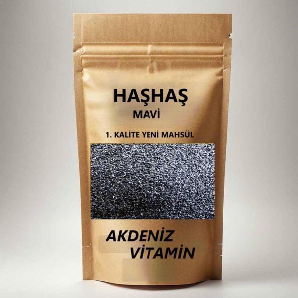 Akdeniz Vitamin Mavi Haşhaş Tohumu 200 gr - Image 1