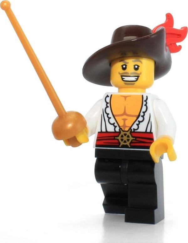 LEGO Minifigür - Seri 12 - 71007 - Swashbuckler +5 Yaş (1 Parça) - Image 1