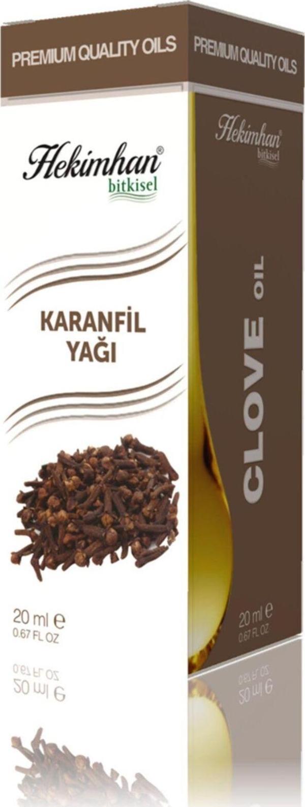 Hekimhan Karanfil Yağı, Bitkisel Yağ, Organik Yağ, 20 Ml - Image 1