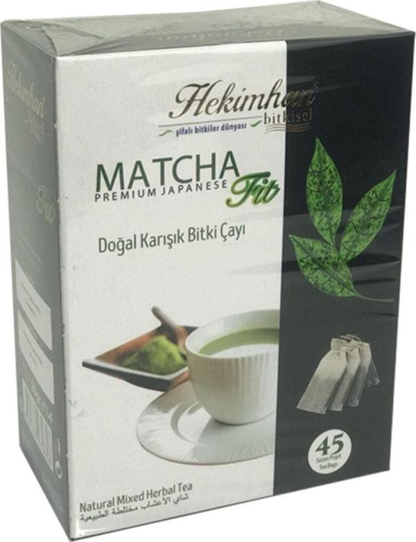 Hekimhan Bitkisel Matcha Fit Doğal Karışık Bitki Çayı 45 Poşet - Image 1