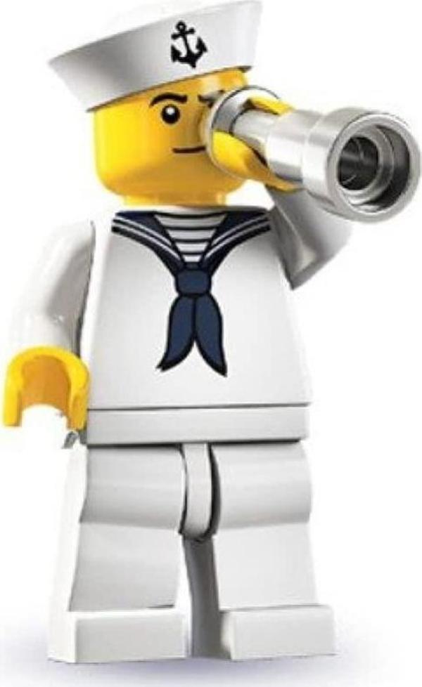 LEGO Minifigür - Seri 4 - 8804 - Sailor +5 Yaş (1 Parça) - Image 1