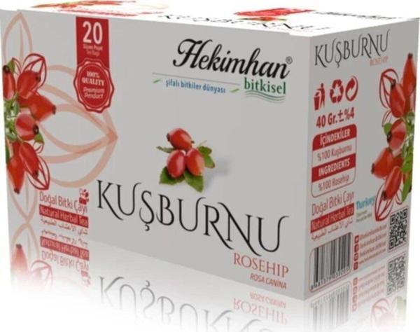 Hekimhan Kuşburnu Doğal Bitki Çayı 20'Li - Image 1