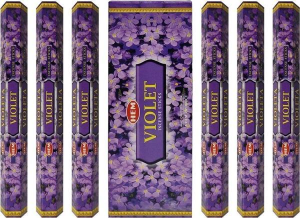 Akdeniz Vitamin Violet (Menekşe) Tütsü 6 Adet (120 Çubuk) Tütsü Kayığı Hediye - Image 1
