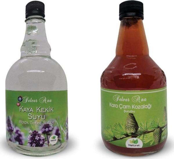 Akdeniz Vitamin Selver Ana Kaya Kekik Suyu 1000 Ml Ve Çam Kozalak Şurubu 500 Ml - Image 1