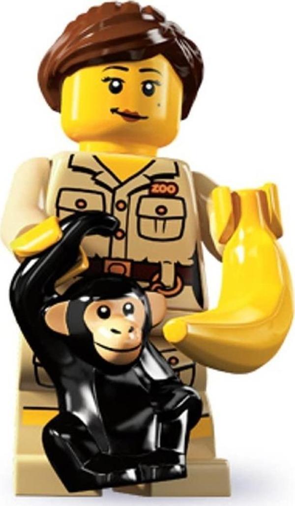 LEGO Minifigür - Seri 5 - 8805 - Zookeeper +5 Yaş (1 Parça) - Image 1