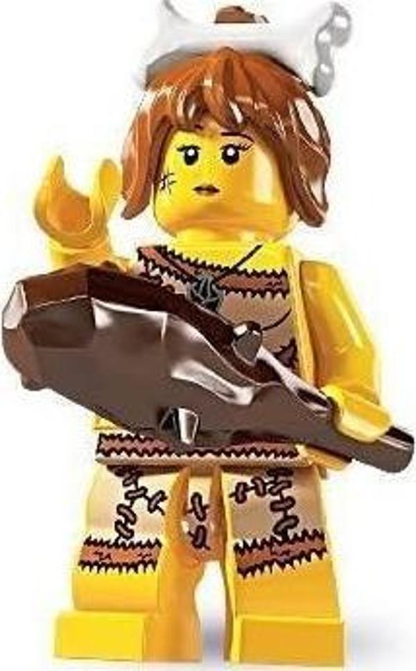 LEGO Minifigür - Seri 5 - 8805 - CaveWoman +5 Yaş (1 Parça) - Image 1