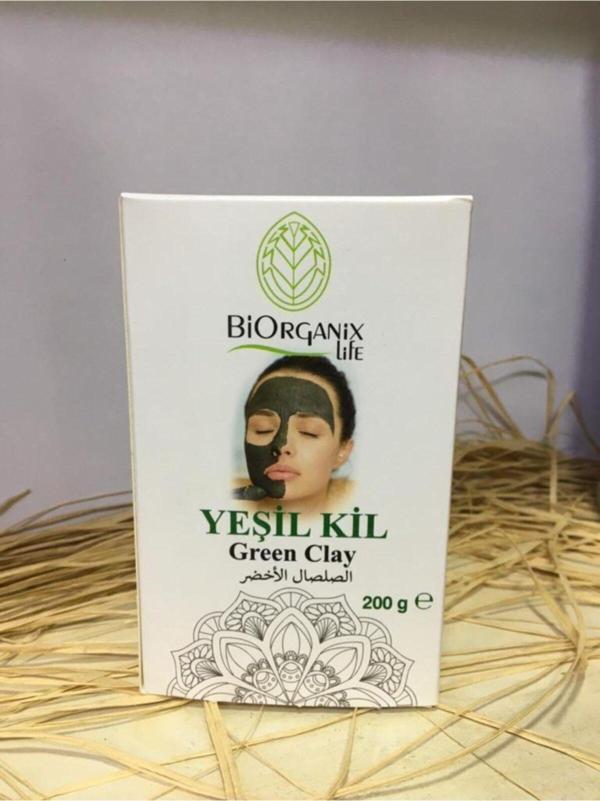 Biorganix Life 2 Adet Yeşil Kil Maskesi 200gr 2 Adet 200gr x 2 - Image 1
