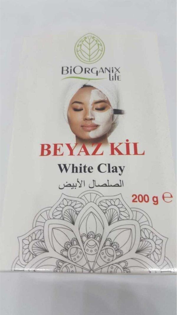 Biorganix Life Beyaz Kil Maskesi 200 gr - Image 1