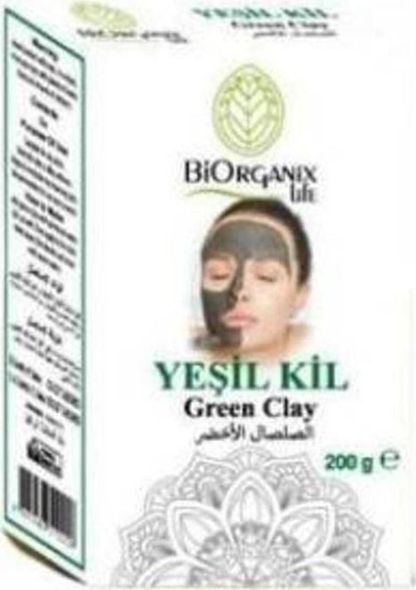 Biorganix Life Yeşil Kil Maskesi 200gr - Image 1