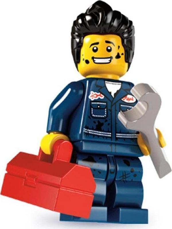 LEGO Minifigür - Seri 6 - 8827 - Mechanic +5 Yaş (1 Parça) - Image 1