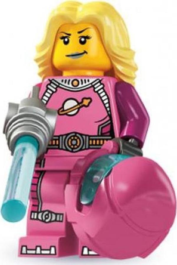 LEGO Minifigür - Seri 6 - 8827 - intergalactic Girl +5 Yaş (1 Parça) - Image 1