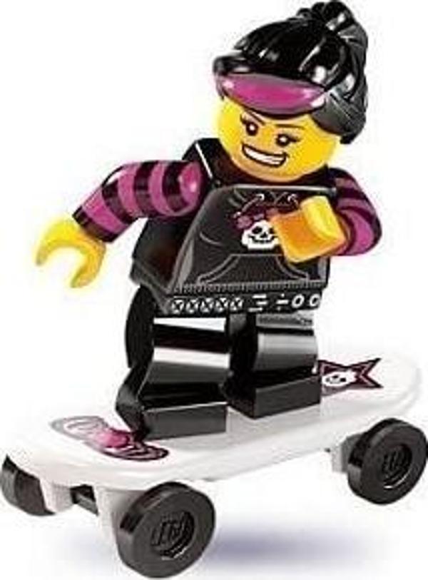 LEGO Minifigür - Seri 6 - 8827 - Skateboard +5 Yaş (1 Parça) - Image 1