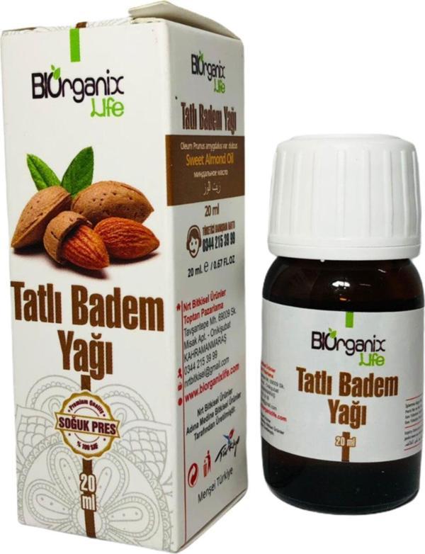 Biorganix Life Tatlı Badem Yağı 20 Ml - Image 1