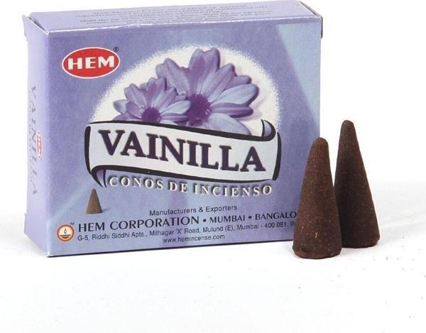 Hem Vanilya Aromalı Konik Tütsü - Image 1