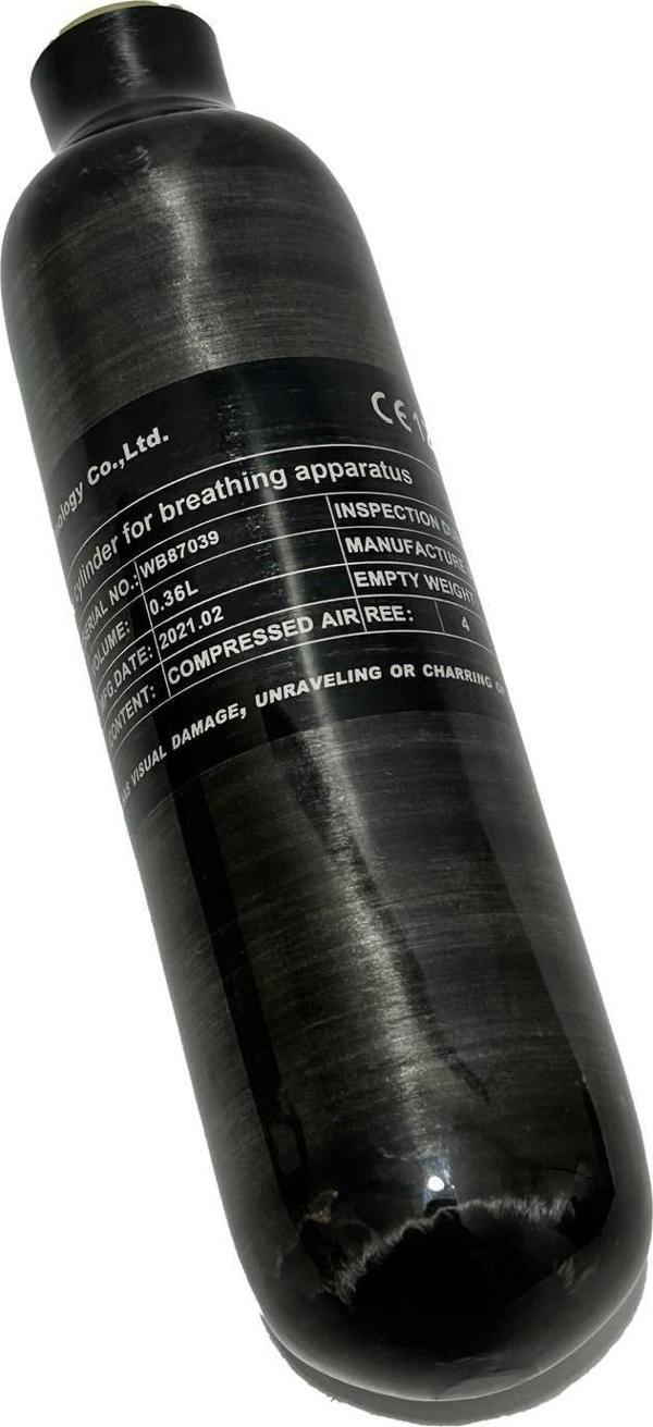 Alsafe Karbon Fiber HPA Tank 0.36L 300Bar - Image 1