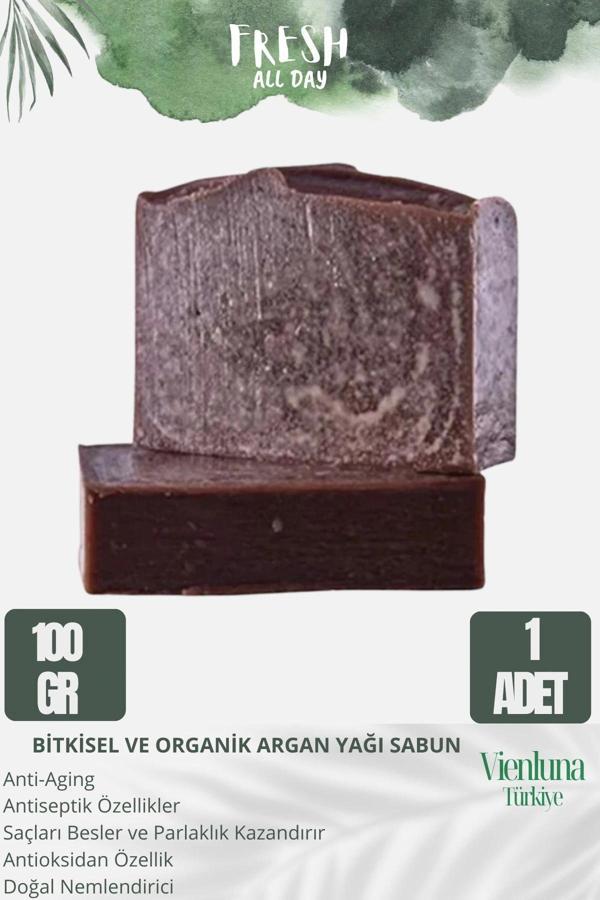 Özel Üretim El Yapımı %100 Vücut Saç Lüks Doğal Ferah Kokulu Cilt Dostu Orijinal Argan Yağı Sabunu - Image 1