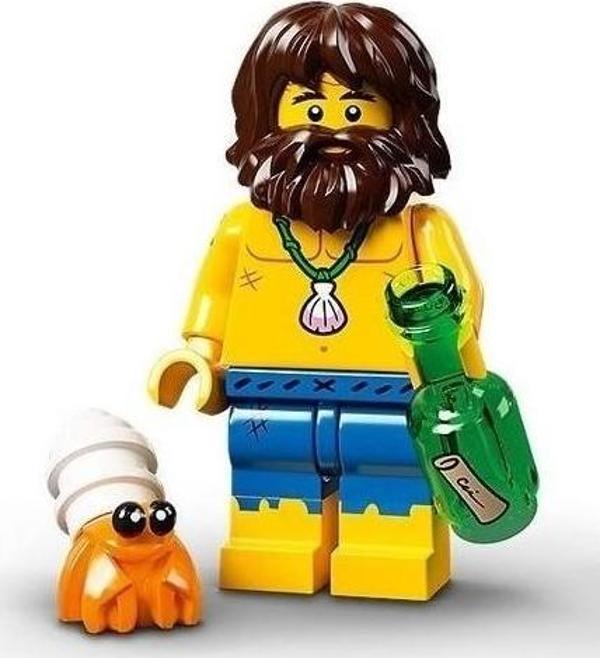 LEGO Minifigures 71029 Series 21 : 3.Shipwreck Survivor (Kapalı Paket 1 Adet Minifigür) +5 Yaş (1 Parça) - Image 1