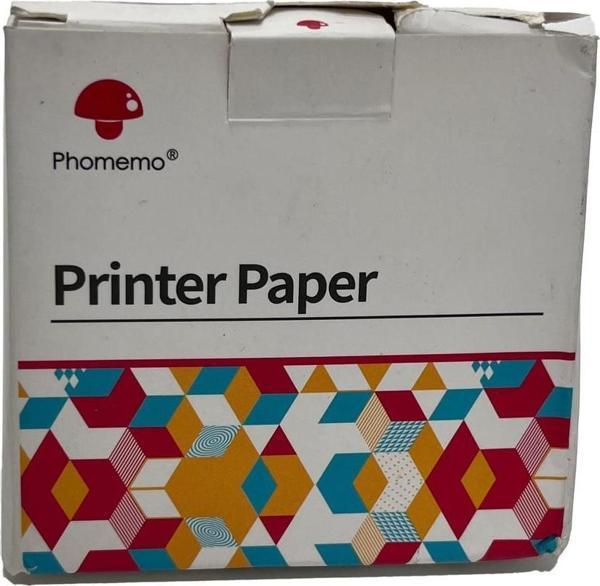 Phomemo Beyaz Termal Yapışkan Yazıcı Kağıdı 77mm - Image 1