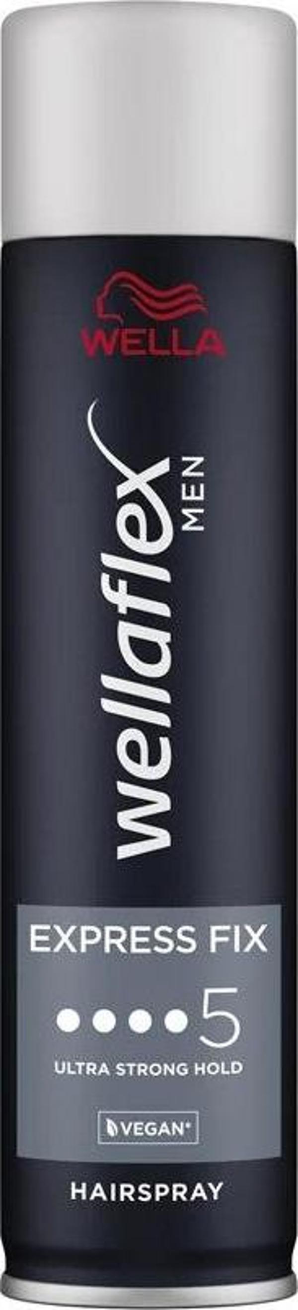 Wella Wellaflex Men Express Fix Ultra Strong Hold Saç Spreyi 250 ml - Image 1