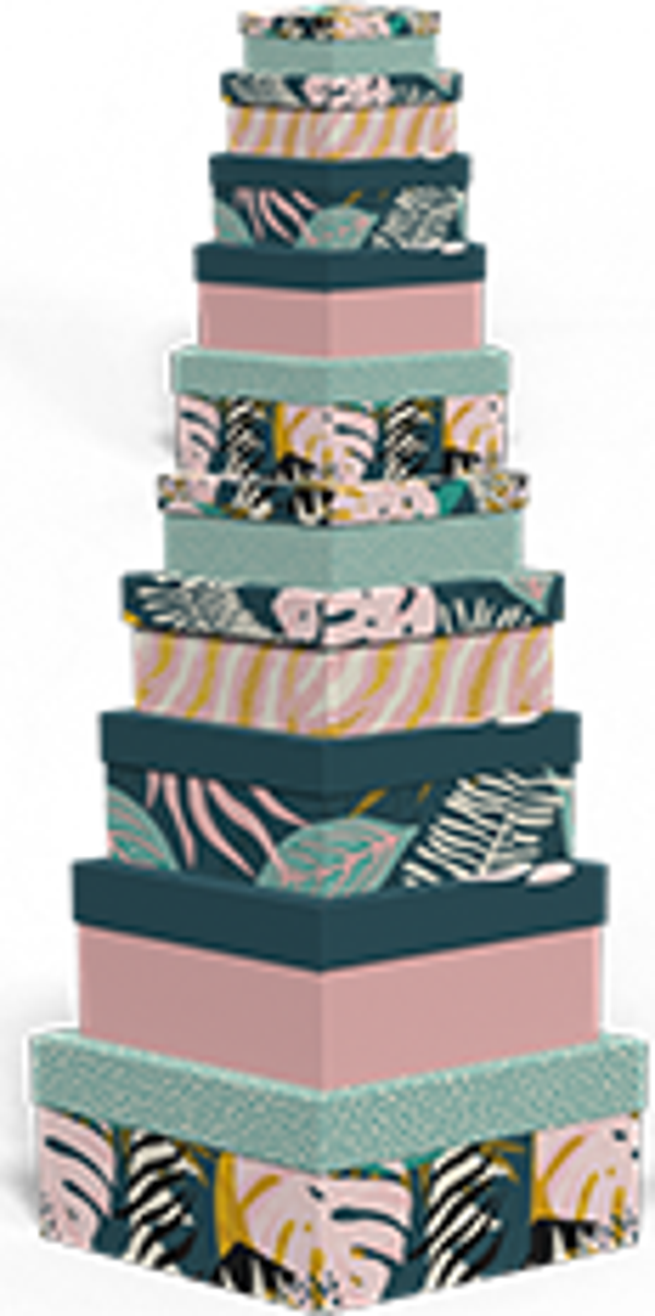 Ekstrafix Hediye Kutusu Dikdörtgen 10 Lu Çiçekdesen Q Hk-101 - Image 1