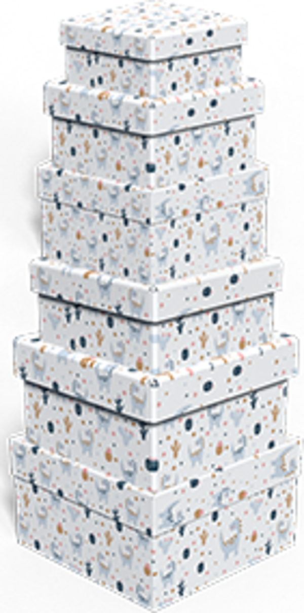 Ekstrafix Hediye Kutusu Kare 6 Lı Çocuk Hk-91 - Image 1