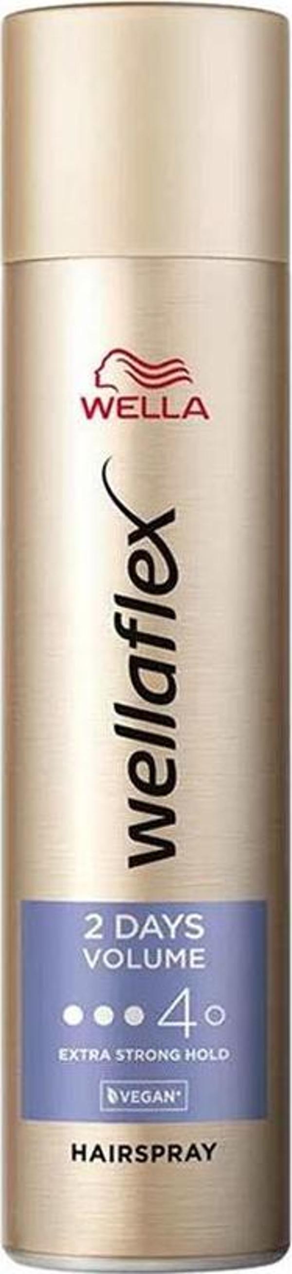 Wella Wellaflex 2 Days Volume Extra Strong Hold Saç Spreyi 250 ml - Image 1