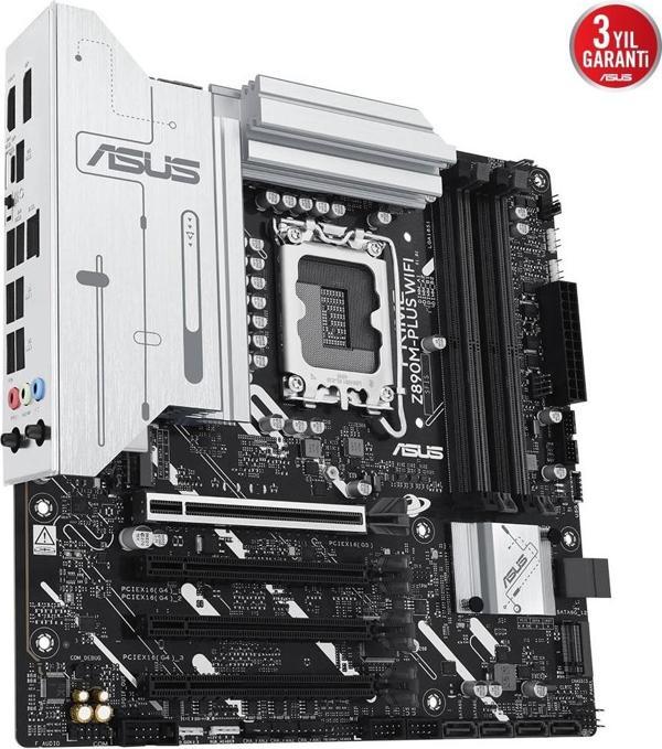 Asus Prime Z890M-Plus Wifi 7600Mhz Oc Wi-Fi 7 Ddr5 Soket 1851 M.2 Hdmi Dp Matx Anakart - Image 1