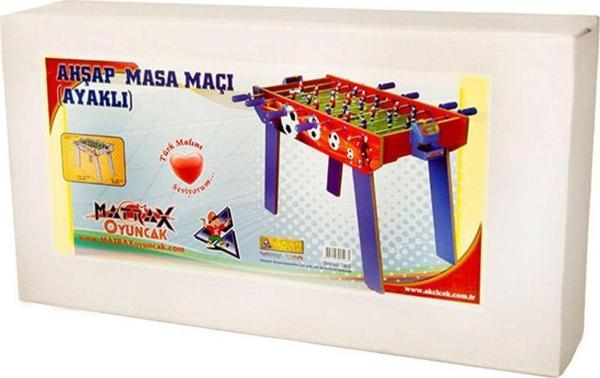 Matrax Oyuncak Ahşap Masa Maçı Ayaklı Akç-403 - Image 1