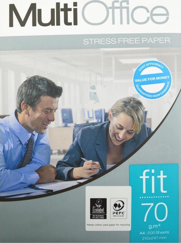 Multi Office A4 Fotokopi Kağıdı 500 Lü 70 Gram Stressiz Kağıt (5 Li Koli) - Image 1