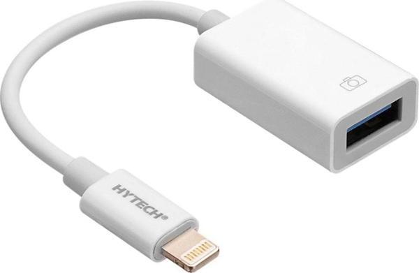 Hytech Hy-Xo48 Beyaz Usb F To Lightning 10Cm Kablolu Otg Çevirici - Image 1