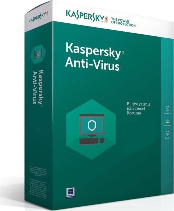 Kaspersky Antıvırus Türkçe 5 Kullanıcı 1 Yıl Box - Image 1