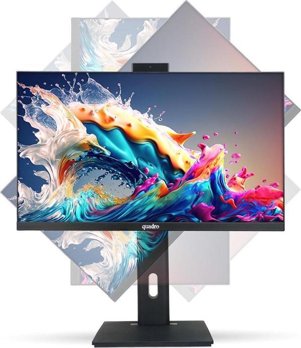 Quadro Expanse Ai B224 25850 23.8 Inc İps Ci5 12450H 8Gb 512Gb Nvme Ssd Ob Vga Freedos Aio Bilgisayar Parmak İzli - Image 1