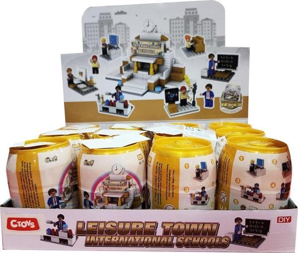 Ctoy Oyuncak Mini Bloklar Okul 755 (Karışık Model 1 Adet) - Image 1