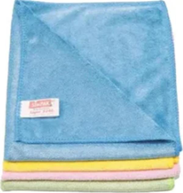Simpak Mikrofiber (3253-3251) Cam Temizleme Bezi 40X40Cm (12Li Paket) - Image 1