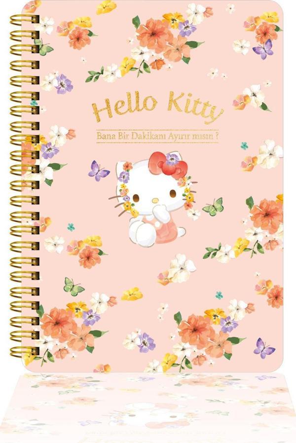 Vj Victoria'S Journals Hello Kitty Journal Sert Kapak Spiralli Günlük 524-1893 - Image 1