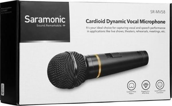 Saramonic SR-MV58 Kardioid Dinamik Vokal Mikrofon - Image 1
