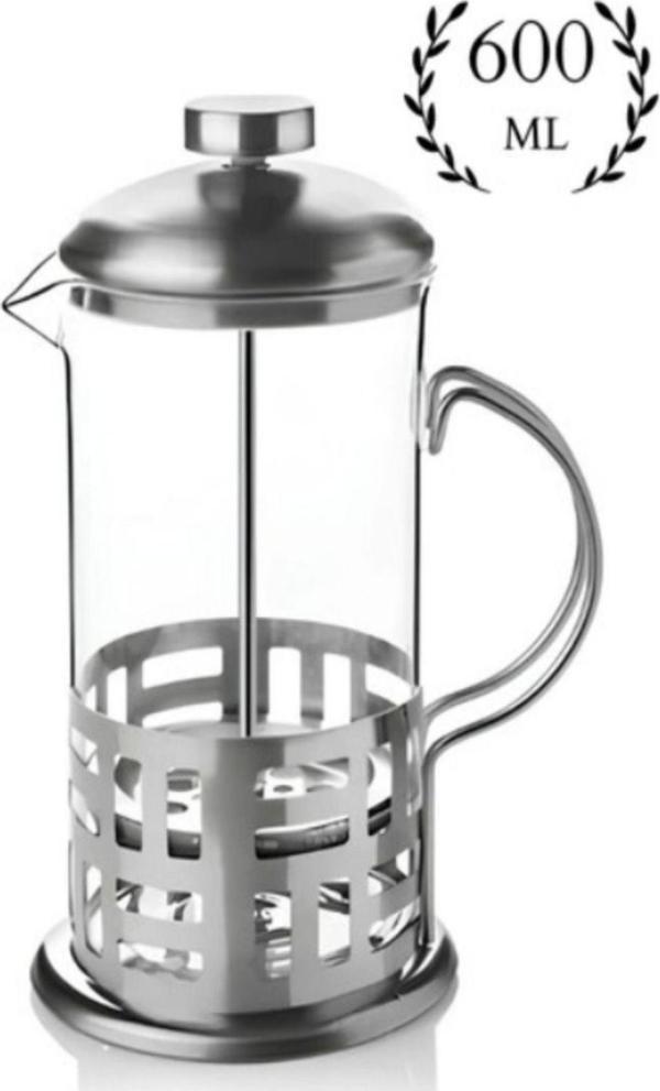 Yakut French Press 600 Ml Metal Kulplu - Image 1