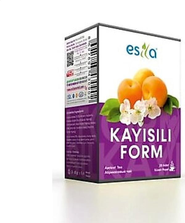 Esila Kayısılı Form Karışık Bitki Süzen Poşet Çay 20 x 2 G - Image 1