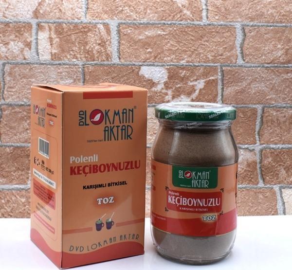 Lokman Aktar Polenli Keçiboynuzlu Karışımlı Bitkisel Toz 130g - Image 1