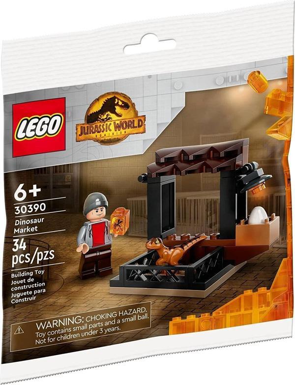 LEGO Jurassic World Dinosaur Market 30390 Polybag +6 Yaş (34 Parça) - Image 1