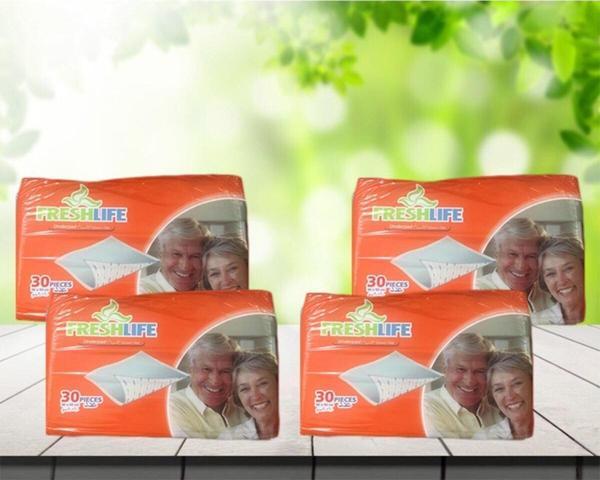 Freshlife 60*90 Yatak Koruyucu Örtü 30 Lu 4 Adet - Image 1