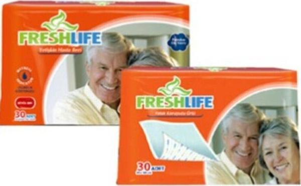 Freshlife Beyaz Yatak Koruyucu Örtü 2 Paket 60Cmx90Cm - Image 1