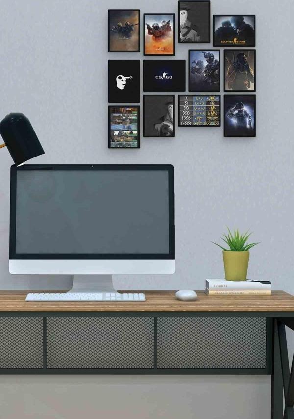 Cs Go 12 Parça Mdf (ahşap) Tablo Ofis Boyu  - Image 1